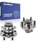 Rear Wheel Hub Bearing Assemblies With ABS Left And Right For 2010 2014 Hyundai Sonata 2011 2015 Kia Optima Two Piece Set