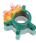 Close-up of green component for Split Hydraulic Puller With Three Jaw Universal Bearing And Pulley Remover Built Tough Heavy Duty Multi Function Puller