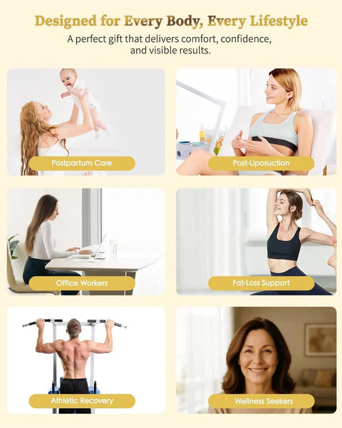 Must Have Lymphatic Drainage Massager With Light Heat And Vibration For Body Sculpting And Cellulite Reduction use examples