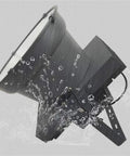 Heavy Duty Rechargeable Floodlight Delivering Beast Mode Illumination With IP66 Weatherproof Aluminum Housing in rain