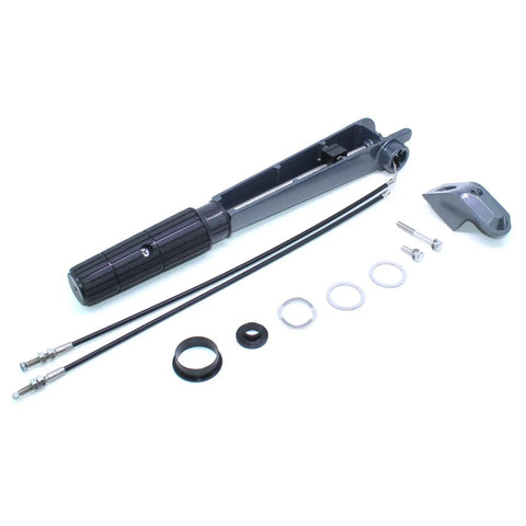 Steering Tiller Handle Assembly With Cable For 25HP And 30HP Outboard Motors Throttle Control Replacement Part 69P-W0084-01-4D