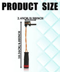 Dimensions of Mercedes-Benz Brake Pad Wear Sensor Front And Rear Kit for W211 W220. Size: 2.49cm x 10.36cm.