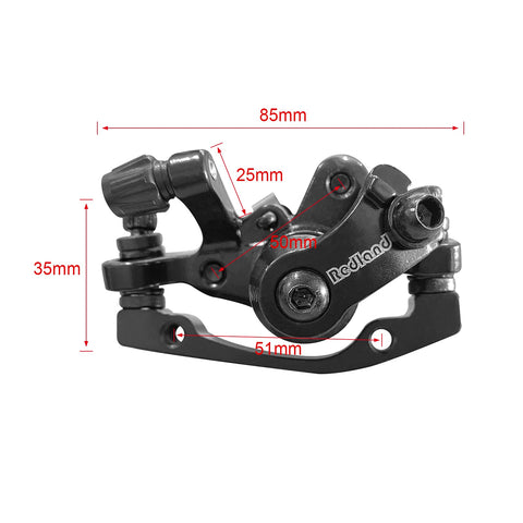 Aluminum Alloy Front Disc Brake For Mountain Bikes With Strong Stopping Power And Smooth Control Plus Excellent Heat Dissipation Easy To Install For MTB Cycling Outdoors