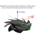 TL-B12 Extrem 120mm CPU Fan Cooler with 3150RPM High Speed PWM, showing dynamic balancing on fan blade.