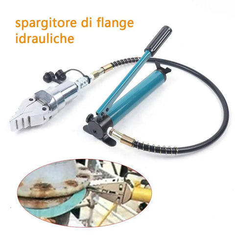 Heavy Duty Hydraulic Flange Spreader With Pump Set Lightweight Portable Pipe Expander For Tight Spots Smooth Parallel Action No Drama Reliable Workhorse Tool