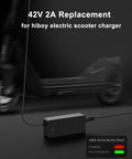 Universal 42V 2A Electric Scooter Charger for 36V lithium ion folding scooters with power indicator