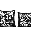 Hawaiian Family Cruise Throw Pillow For Your Island Vacation Vibe Soft Cushion For Living Room Or Beach House Aloha Themed Decor