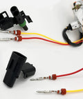 Twippo Weather Pack Connectors 18-14 AWG Kit With 26 Sets Includes Waterproof Sealed Terminals And Housings on red yellow wires