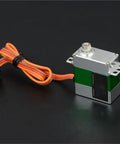 Heavy Duty Micro Digital Servo With Coreless Motor And Tough Metal Casing For MGD Steering Gear Swaps Fast Drop In Replacement Parts For RC Car Weekend Warriors shown with orange wire.