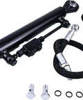 Adjustable Cat 2-2 Hydraulic Top Link With Locking Block, Includes Two Hoses And Two Way Check Valve Hydraulic Cylinder, Rugged Workhorse