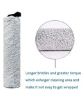 Close-up of 2 Pack Replacement Brush Roller For Tineco iFloor 2 iFloor 3 And Floor One S3 with tight microfiber bristles.