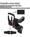 Anti Slip Arrow Rest Sticker Kit For Compound Bows Drop Away Archery Felt Tape and QAD HDX rest shown with installation guide.