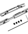 Heavy Duty Metal RC Crawler Drive Shafts For 1/16 Scale Trucks, built tough steel design with mounting accessories.