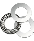 Two Sets AXK2035 Thrust Needle Roller Bearings with AS2035 Washers 20mm ID 35mm OD 2mm Thick Replacement Kit for Mower and Lawn Tractor