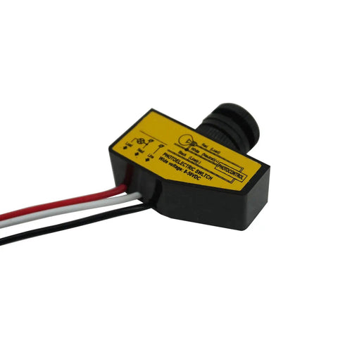 Dusk To Dawn Outdoor Light Sensor Switch, DC 8-50V Photoelectric Switch With 3.5A Load, three-wire system close-up