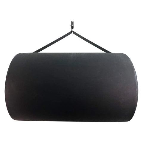 Tow Behind Lawn Roller 690 Lb Capacity With Easy Turn Plug, 36 Inch Wide Poly Drum, Flat Black Finish For Big Yards, Quick Fill And Empty Design