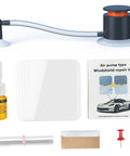 Vacuum Assisted Glass Repair Kit For Chips And Cracks On Windshields, Clear, Long Lasting Resin For Laminated Auto Glass, Quick Fix
