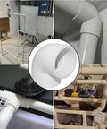 10 Pack Three Quarter Inch 90 Degree PVC Elbow Fittings Schedule 40 Slip Socket To Socket White Pipe Connectors for various uses