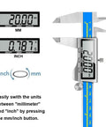Digital Caliper Measuring Tool Pro Grade Industrial Caliper For Inch And Millimeter Measurement Jewelry Quality IP54 Waterproof Glass Sensor