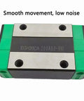 Heavy Duty EGH15CA Linear Rail Carriage Block Compatible With EGR15 Guide Rail Buttery Smooth Bearing Steel Slide Runner Built Tough Performance For DIY 3D Printers CNC Machines And Custom Builds top view showing precision bearing block.