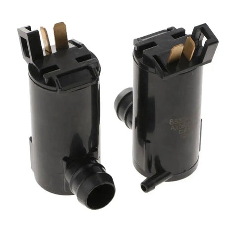 Universal 12V Vehicles Windshield Washer Pump Kit Check Valves Direct Fit Sweet Smooth Wiping Easy Install No Mods Needed Keep Ride Looking Crisp Safe Any Weather Legit Operation Save Bank Worth Each Penny Buy Now, black plastic pump