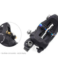 Rock Solid Titanium Disc Brake Bolts For Bikes With Heavy Duty Pvd Coated Threaded Plugs and Easy Grip Circlip for Fast Install close-up view