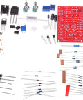 0-30V Adjustable DC Regulated Power Supply DIY Kit With Overload And Short Circuit Protection, 2mA to 3A Output, components layout.