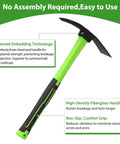 15 Inch Garden Hoe With Non Slip Ergonomic Handle Built To Last Durable Carbon Steel Tool For Flower Beds Weeding And Yard Work Comfortable Grip For Easy Gardening Tasks with advanced technology and high-density grip features
