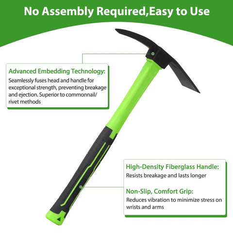 15 Inch Garden Hoe With Non Slip Ergonomic Handle Built To Last Durable Carbon Steel Tool For Flower Beds Weeding And Yard Work Comfortable Grip For Easy Gardening Tasks with advanced technology and high-density grip features