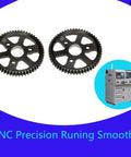 Traxxas Hardened Steel 54T Spur Main Gear Set For 1 Tenth Scale Slash Stampede Rsutler Jato 4x4 Upgrades Two Pack CNC Machined