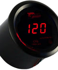 ESUPPORT car 2-inch 52mm digital oil pressure gauge with red LED display, black housing