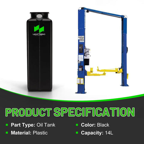 Beefed Up 14L Hydraulic Oil Reservoir Tank for Hydraulic Power Units, Compatible With Rotary Forward Direct Hanmecson Lifts