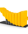 Curved Trailer Aid With Wheel Chock And Rubber Base Pad, Six And A Half Inch Lift, Fits Trailers Up To Twenty Thousand Pounds