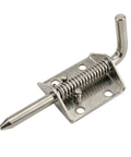 Stainless Steel Spring Loaded L Shaped Telescopic Dowel Hinge for Equipment Cabinet Doors 1 Piece Heavy Duty Quiet Soft Close