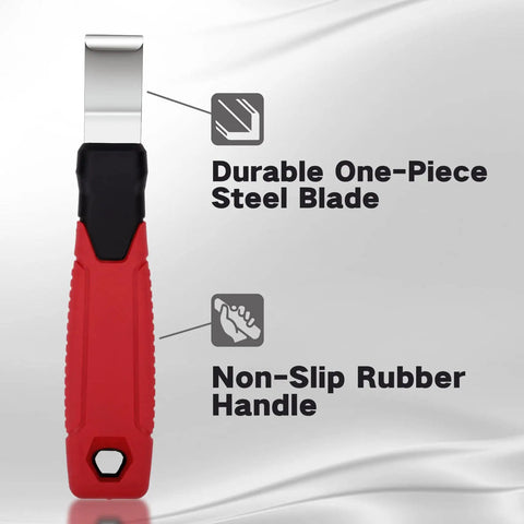 Vinyl Siding Removal Tool With Extra Long Handle And Curved Tip Non Slip Grip For Easy Fast Installation And Removal