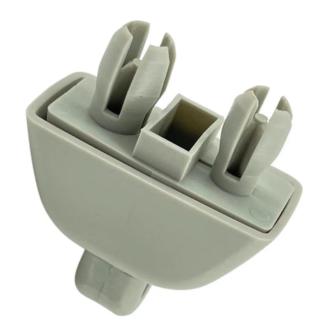 Two Pack Grey Sun Visor Hook Clips For 2012 2013 2014 2015 VW Passat Replacement 6R0-857-561-Y20 durable plastic design
