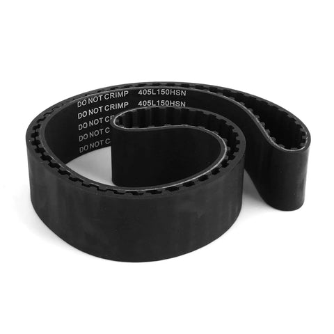 Thinking Process: black 405L150HSN timing belt loop, rubber toothed drive belt for engine pulley use