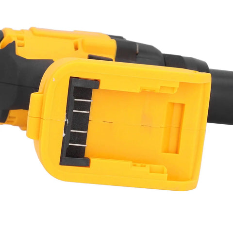 Heavy Duty Cordless Electric Rivet Gun With Brushless Motor And Integrated Led Light For 3.2 To 4.8 mm Fasteners close-up of battery compartment.