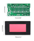 Digital Ammeter Module For 5V 35mA Current Meter Kit With ICL7107 Display Compact 70 By 39 Millimeter PCB Plastic Case dimensions