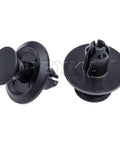 30 Piece Fender Liner Push Type Retainer Clips Set MU488006 For Mitsubishi Eclipse, black plastic fasteners, 11mm stem, 20mm head