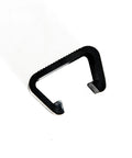 Outdoor Sectional Sofa Clips Set Of 10 Windproof Wicker Furniture Connectors for Patio modular couches, black nylon clip close-up