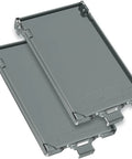 Heavy Duty Recessed Outlet Box Covers 2 Pack Clear UV Resistant Extreme Weatherproof Outdoor Power Socket Enclosure