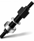 Harmonic Balancer Installation Tool Kit For Chevy SBC And BBC Engines with threaded rod, nut, washer, and thrust bearing.