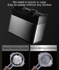 Top Shelf Electric 58mm Portafilter Cleaner With Built In Knock Box And Spill Tray, showing easy residue-free espresso cleaning.