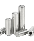 304 Stainless Steel Internal Thread Locating Dowel Pins Set With Single Hole For Precise Alignment Cylindrical Pin Dowels Five Piece Pack