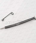 Extend Idle Speed Adjustment Screw Featuring Flexible Shaft And Knurled Grip For Harley V Twin Carburetors No Sweat Hand Tune Up, includes extension knob and pin.