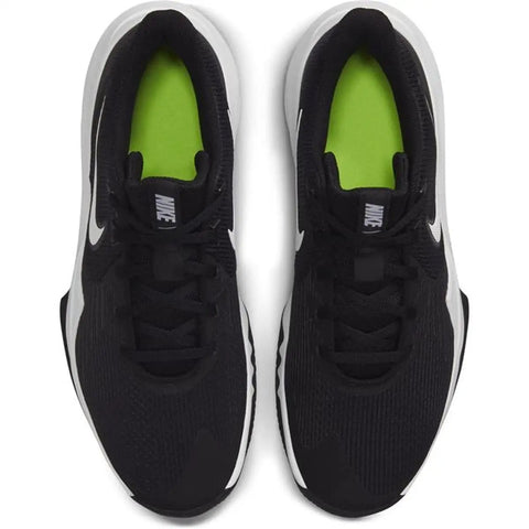 Top view of Precision 5 Black White Men Basketball Shoes Engineered For Explosive Speed And Tight Feel Lightweight Breathable Upper