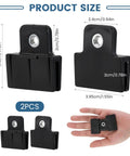 Easy Install Car Window Glass Channel Retainer Clips One Piece Lifter Bracket Slot Fix For Most Cars Quick DIY Replacement shown in two pieces with dimensions