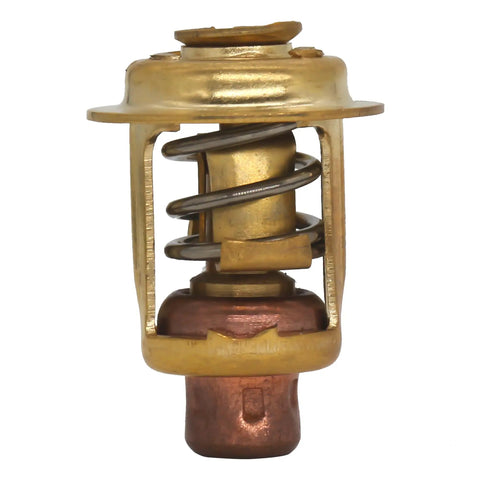 Thermostat And Seals Kit For Johnson Evinrude Outboard Motors 5 To 235 HP Replacement 60 C Temperature Brass Construction Compatible With Sierra 18 3543 And OEM Parts For Comprehensive Cooling System Repair showing brass thermostat unit