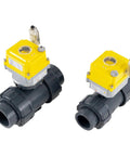 Smart WiFi Water Valve 2 Inch Electric Ball Valve with DC24V Actuator and AC110 230V Power Adapter, TUYA App Control View